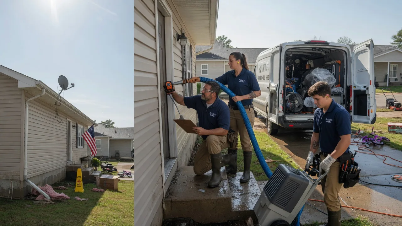 Ceiling Water Damage Restoration in Battiest, OK near me